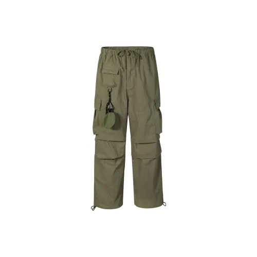 GUUKA TECH Casual Pants Unisex Light Brown