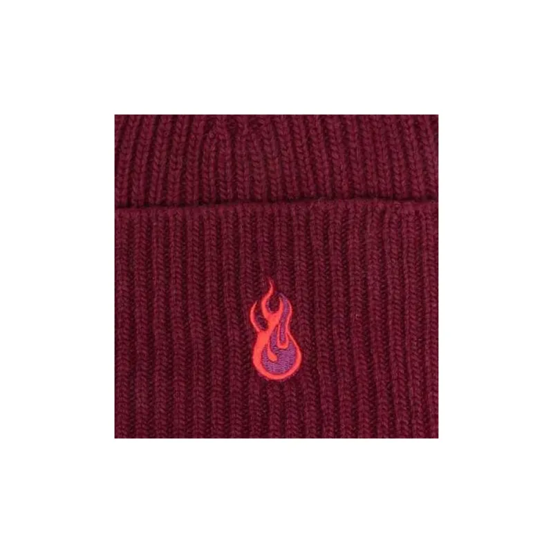 Vision Of Super Flame-embroidered Beanie-1