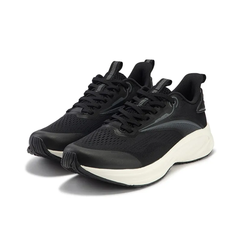 361° Speed Anti Slip Wear Resistant Low Top Running Shoes Men's Black Gray-2