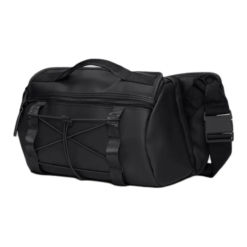 Rains Polyester Messenger Bag Handbag Regular Unisex Black-1