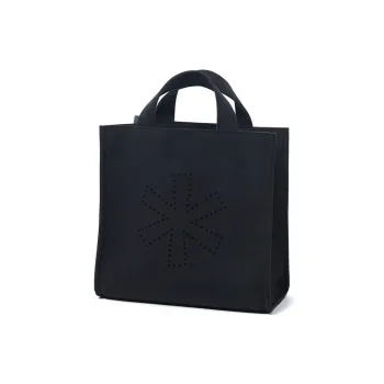 Snow Peak Vegan Leather Tote Bag, Shopping Bag, Handbag Mini Women's Black