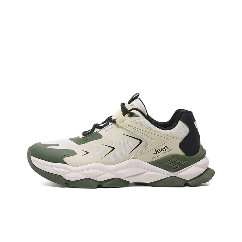 Jeep Anti Slip Wear Resistant Breathable Lightweight Low Top Trekking Shoes Men's Sand-0