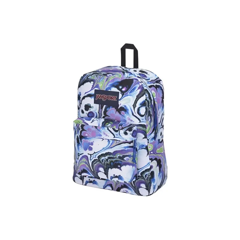 JanSport Polyester Backpack Regular Unisex Blue Purple-1