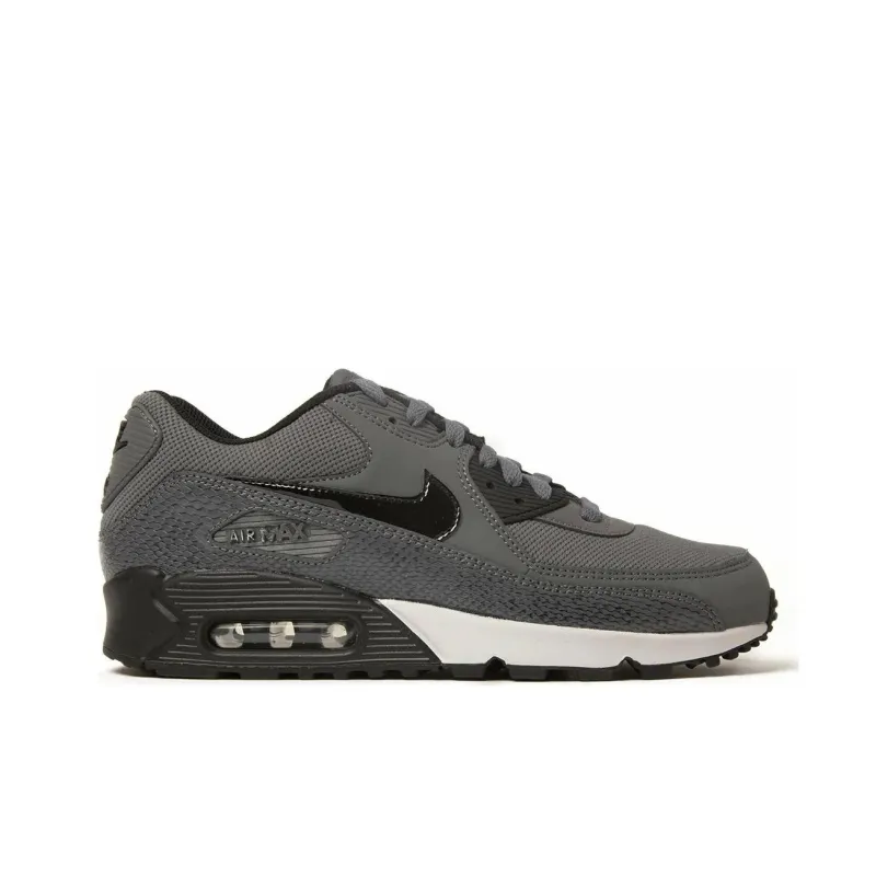 Nike Air Max 90 Anti Slip Wear Resistant Low Top Running Shoes Women's Dark Gray-1