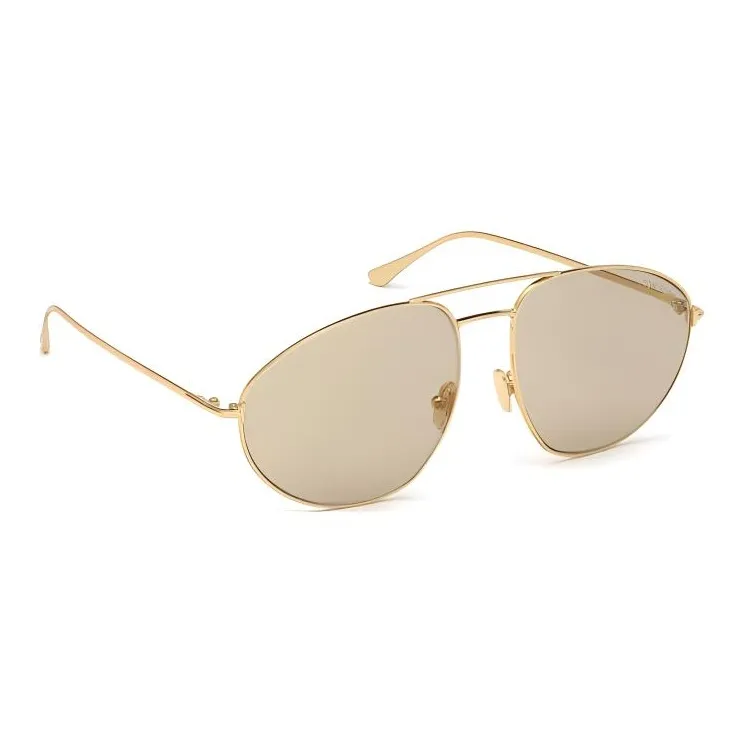 TOM FORD Metal Aviator Sunglasses Men's Gold-5