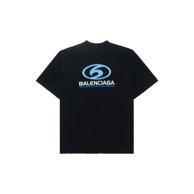 Balenciaga T Shirt Loose Fit Style Men's Black-1