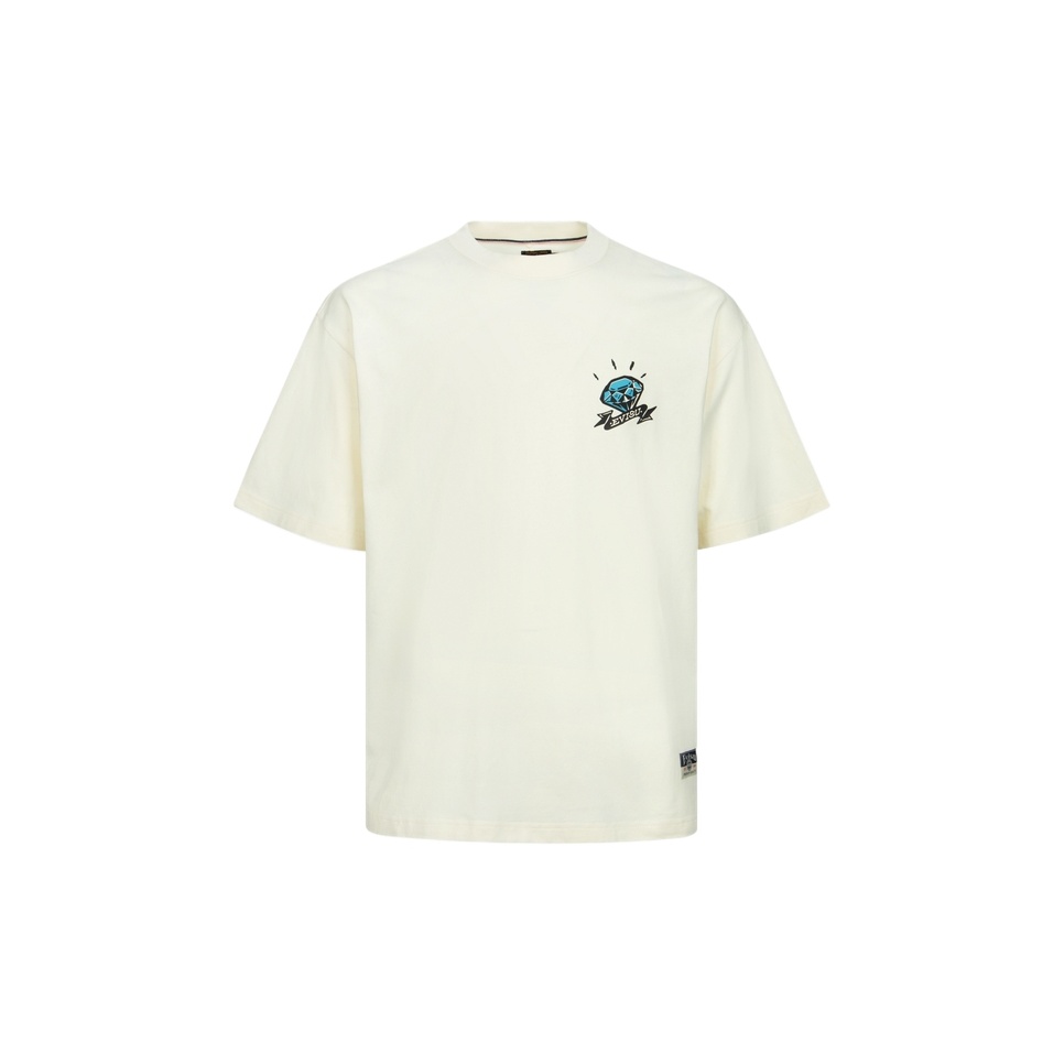 【EVISU】ダイヤモンド ダルマ プリント Tシャツ コットン Diamond Daruma Print Loose Fit T-shirt – EVISU