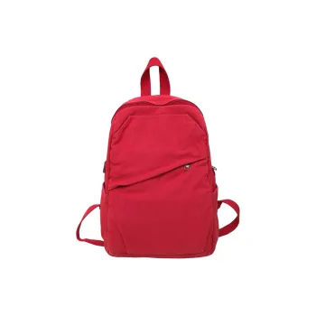 Deli Bear Canvas Canvas Bag Computer Travel Backpack Unisex Black/White/Green/Red/Khaki