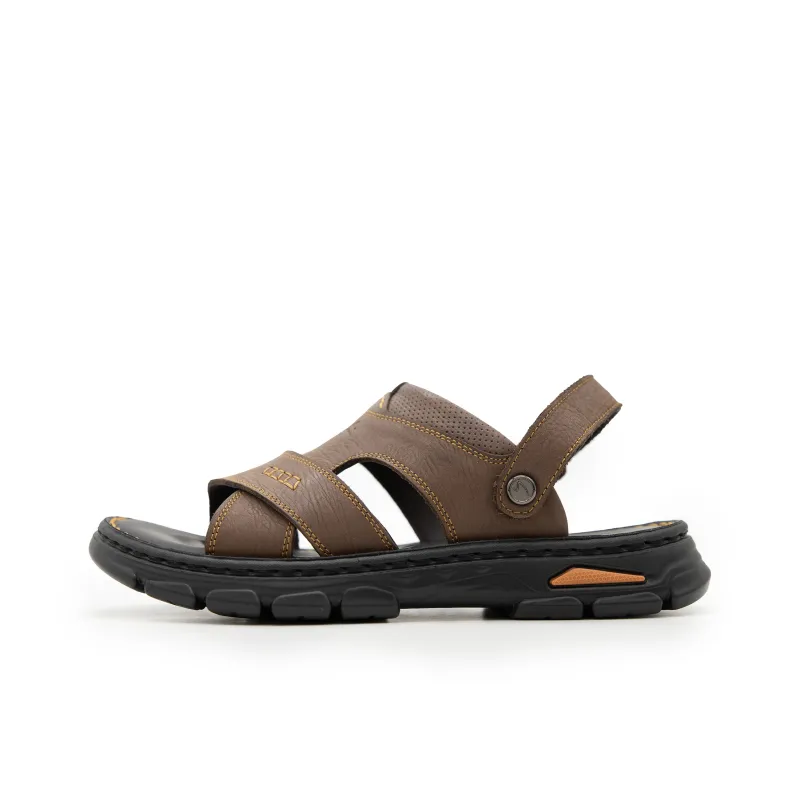 Satchi Beach Sandals Men's Coffee-0