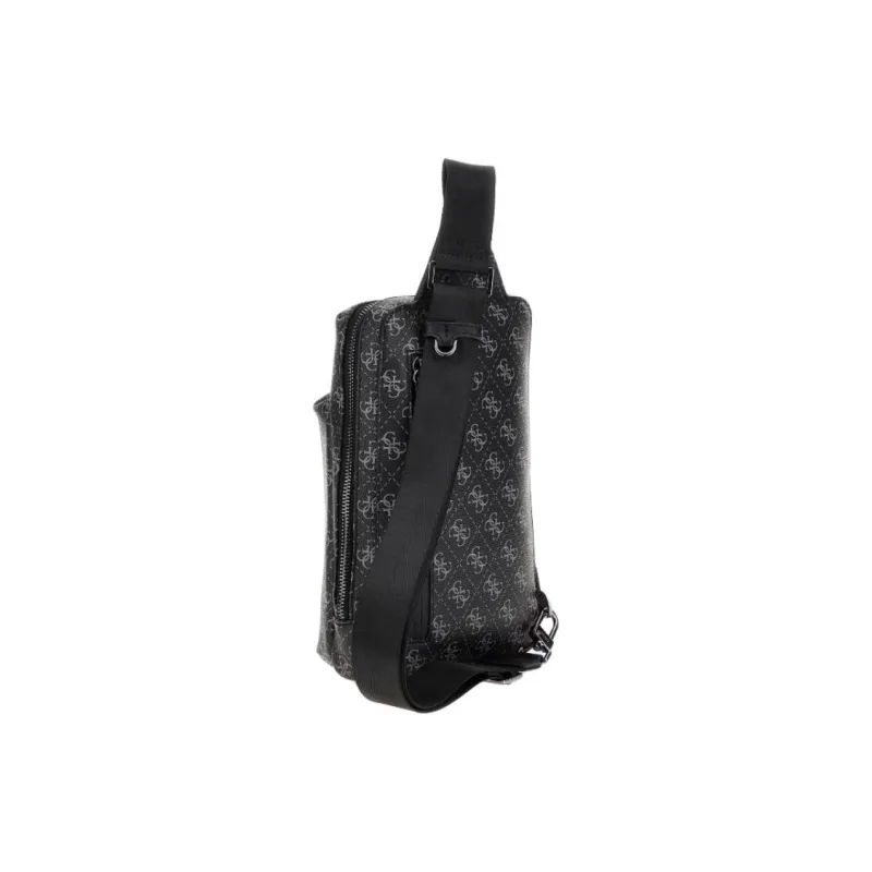 GUESS Recycled Fabric Shoulder Bag Crossbody Bag Regular Men's Black-2