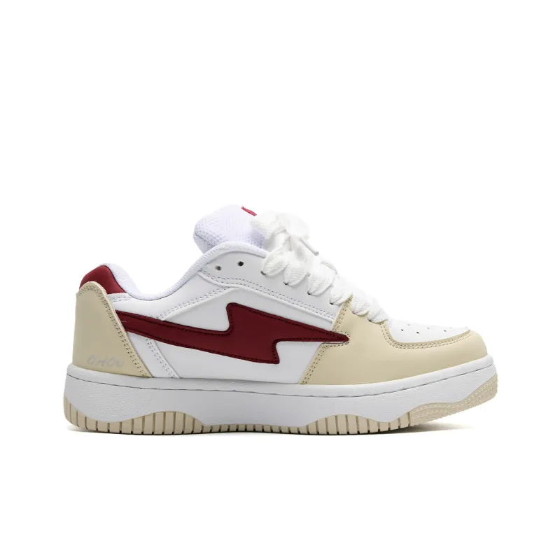 OAOQ Wear-resistant And Lightweight Low-Top Casual Shoes Unisex Light Moon-19