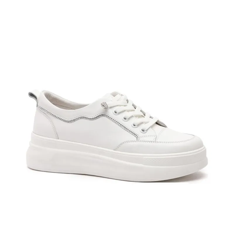 Satchi Low Top Casual Shoes Women's White-1
