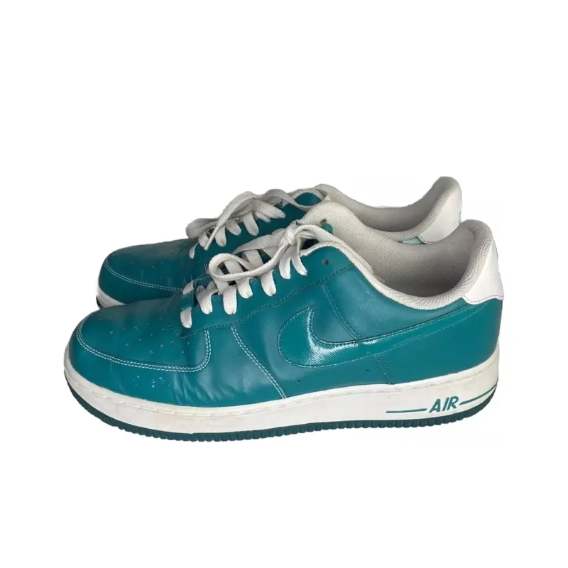 Nike Air Force 1 Lush Teal Anti-Slip Wear-Resistant Low-Top Skateboard Shoes Men's Green-1