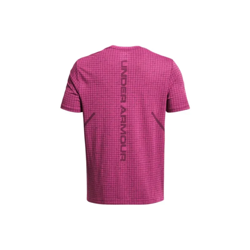 Under Armour Seamless T Shirt Men's Astronomy Pink-1