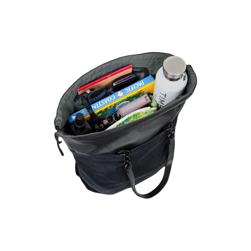 Timbuk2 Leather One Shoulder Handbags Unisex Pitch Black-4