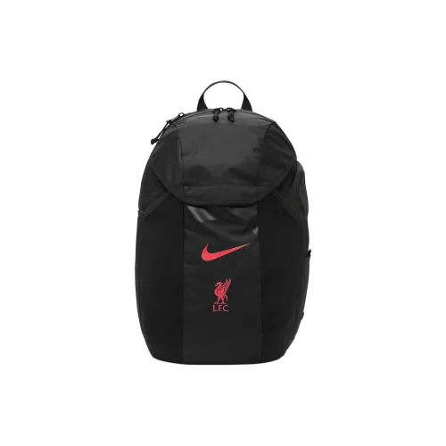 Nike Liverpool Backpacks Black With University Red Accents