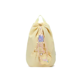 VANWALK Nylon Backpack Large Size Women's Starfish Yellow/Island Blue/Mint White
