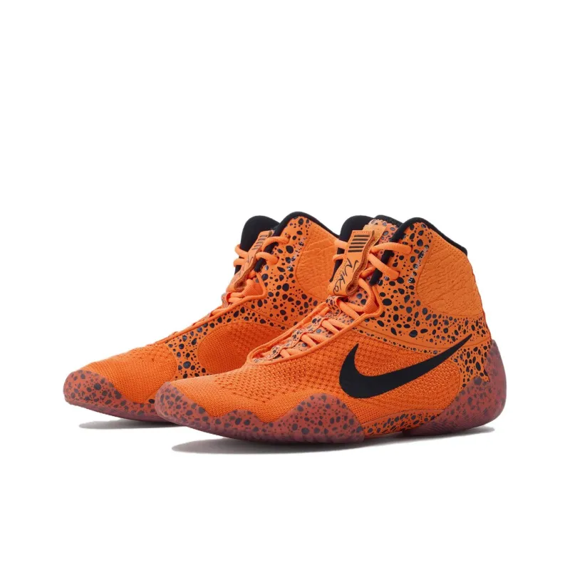 Nike Tawa SE Anti-Slip Wear-Resistant High-Top Training Shoes Unisex Orange-4