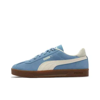 PUMA Club Anti Slip Wear Resistant Low Top Skateboard Shoes Unisex Blue White