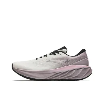 Anta Cloud Journey Anti Slip Wear Resistant Low Top Casual Running Shoes Women's Ivory White Magic Mat Gray