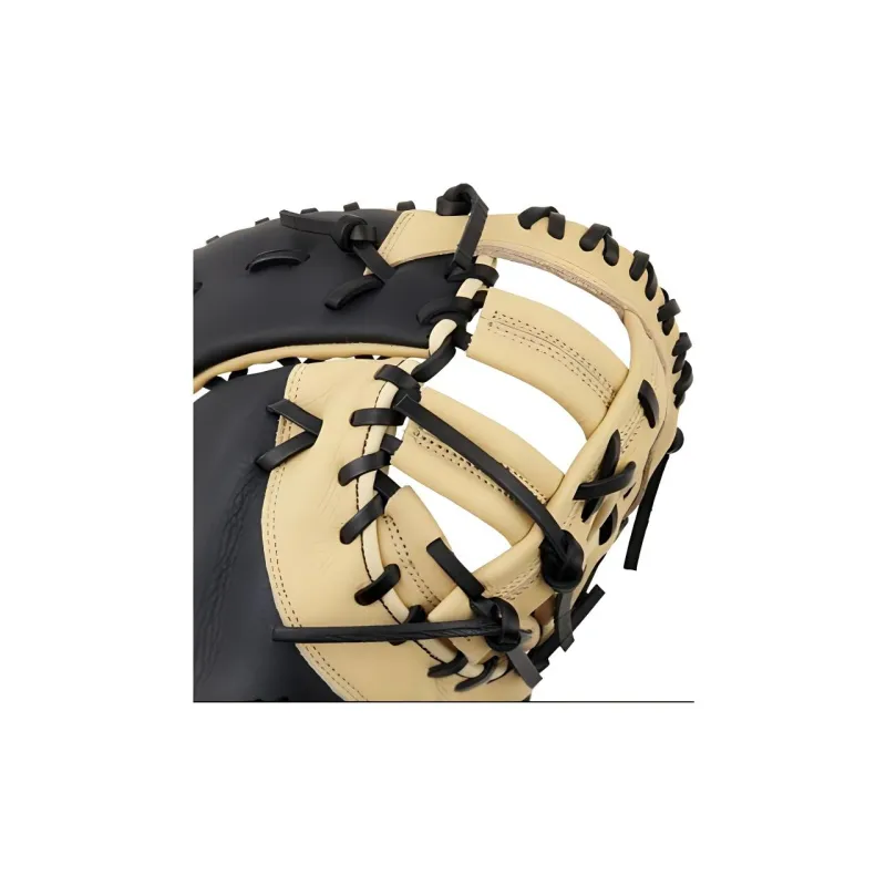 Mizuno Baseball Gloves Catcher's Glove Top Grain Cow Leather 12.5 Inches Unisex Black/Tan-2