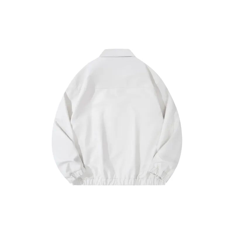P8H9 PU Leather Jacket Coat Unisex-5
