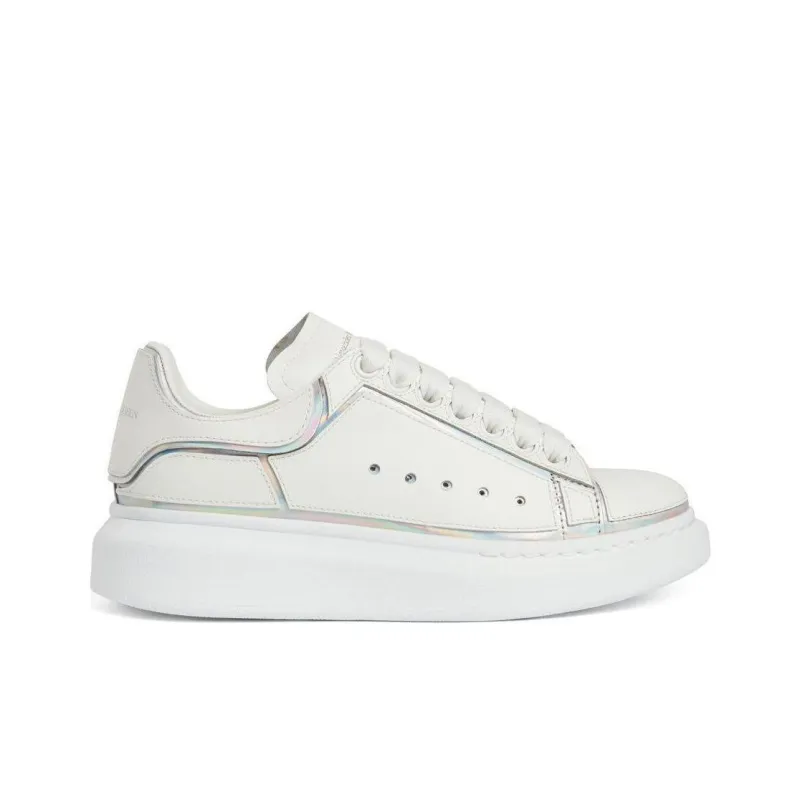 Alexander McQueen Oversized Sneakers 'White Silver' Women's-1