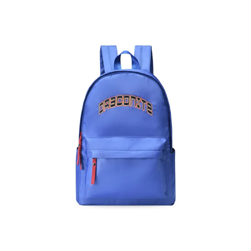 DRACONITE Polyester Backpack Regular Unisex Red White Color Blocking-0