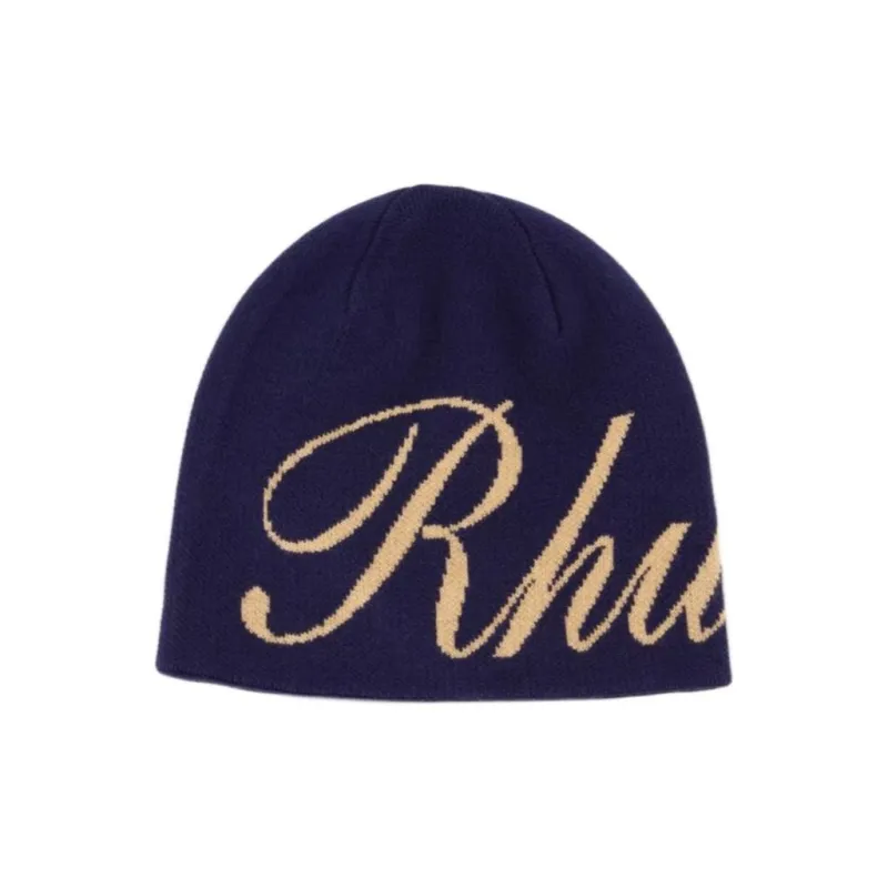 RHUDE Script Knitted Beanie-0