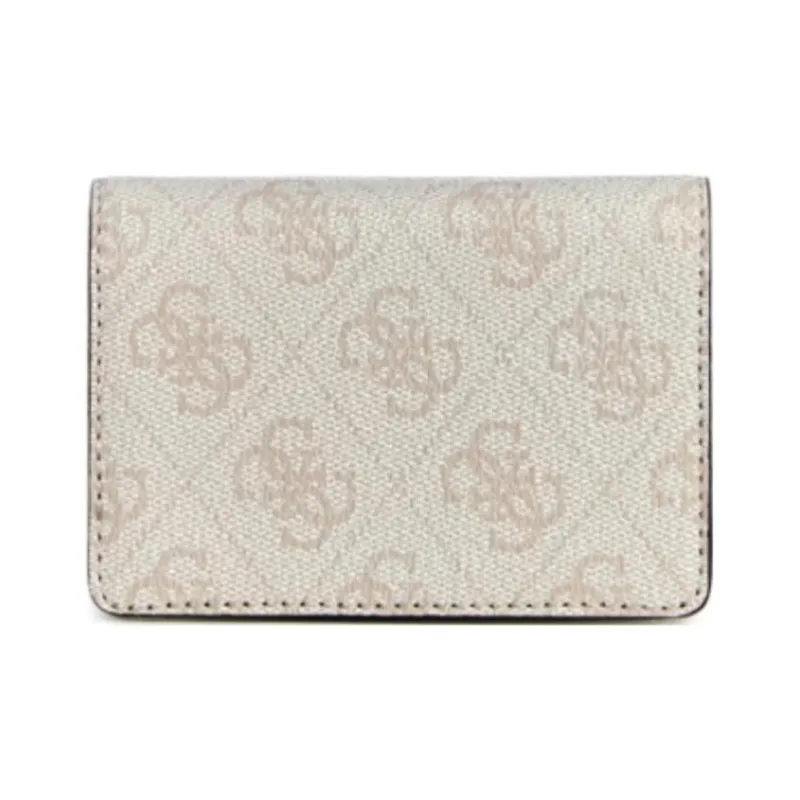 GUESS Artificial Leather Crossbody Bag Shoulder Bag Wallets Mini Women's Gray White-1