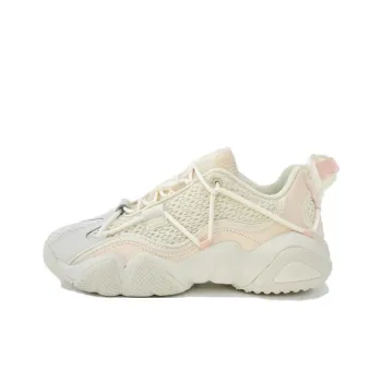 PEAK State Pole 6371 Anti-Slip Wear-Resistant Low-Top Casual Shoes Women's Canvas White