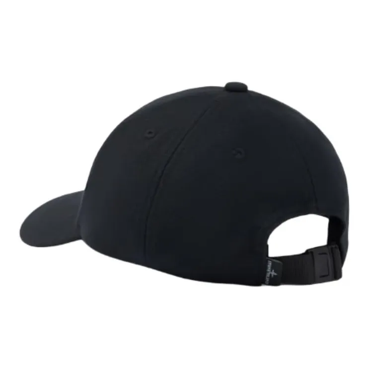 STONE ISLAND Compass Embroidered Curved Peak Cap-1