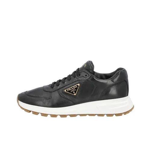 prada tapered PRAX 1 Low Top Casual Shoes Men's Black