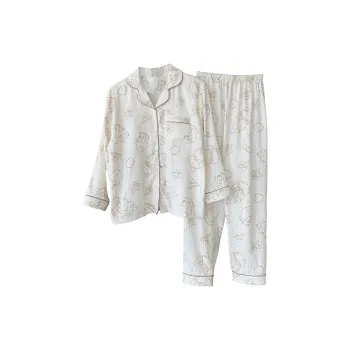 CAIHENGTONG Pajama Set Women's Simple Brush Cartoon
