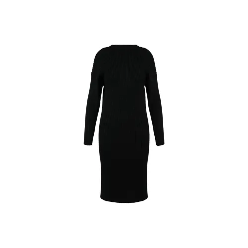 Bottega Veneta Long-Sleeved Dresses Women's Black