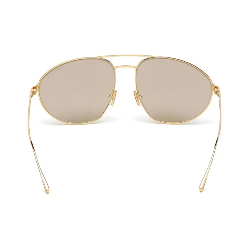 TOM FORD Metal Aviator Sunglasses Men's Gold-3