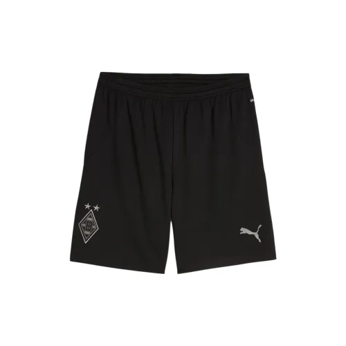 PUMA Borussia Mönchengladbach Soccer Bottoms Men Black Gray