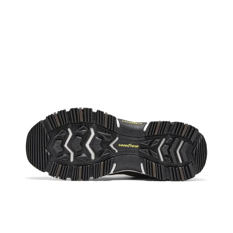Skechers OUTDOOR MENS Anti Slip Wear Resistant Mid Top Casual Shoes Men's Brown Black-4