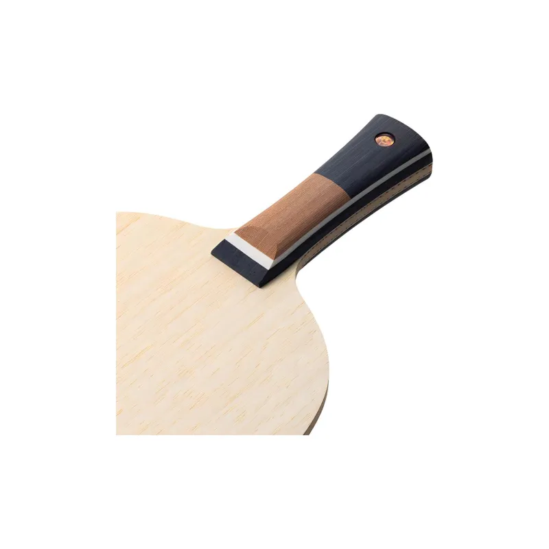 Butterfly 5 Collection All Wood Ping Pong Paddles Fast Attack Suitable Playing Style Unisex Shakehand Grip Brown Black-3