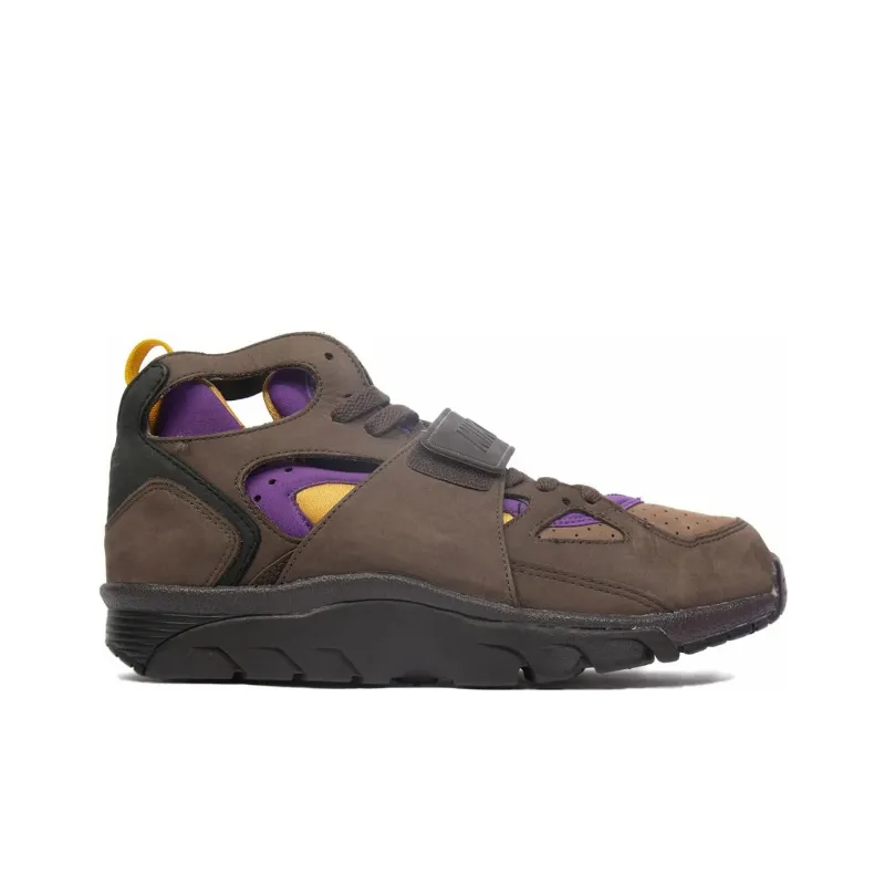 Nike Air Trainer Huarache Anti Slip Wear Resistant Mid Top Vintage Basketball Shoes Men's Green-1