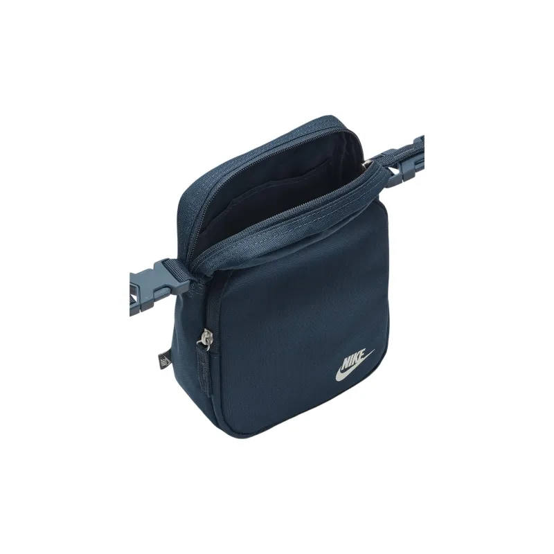 Nike Heritage Recycled Polyester Cell Phone Shoulder Bag, Crossbody Bag Unisex Arsenal Marine Blue & Wind Canvas-3