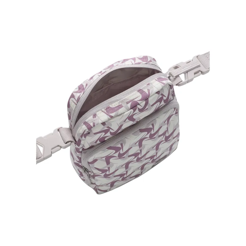 Nike Heritage Polyester Shoulder Bag Crossbody Bag Women's Sailcloth & White Gold Purple & Gray Brown-3