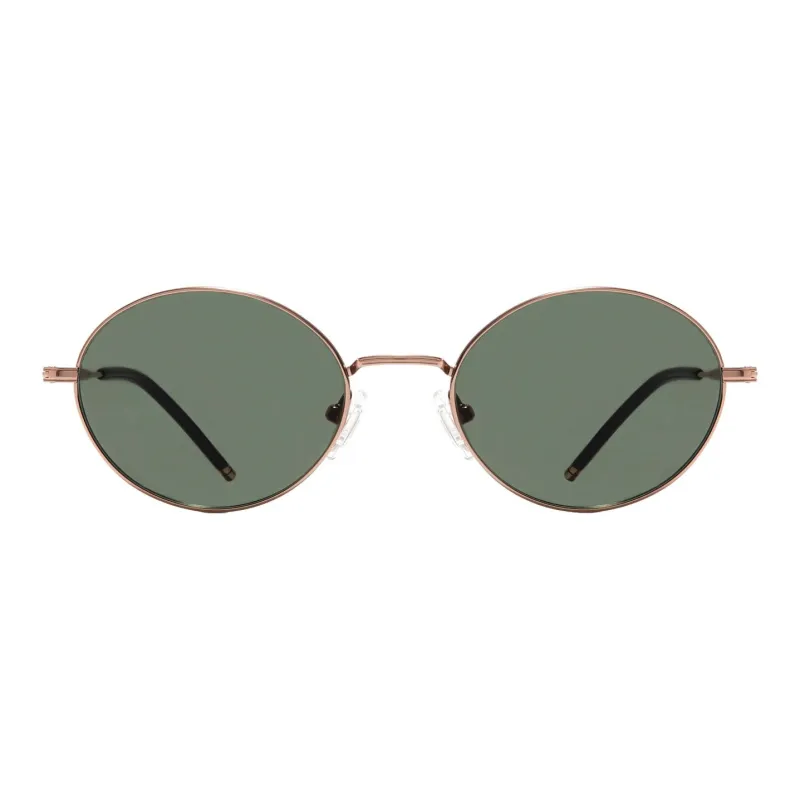 CARIN Pure Titanium Β Titanium Oval Sunglasses Unisex-3