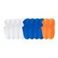 4 White+4 Royal Blue+2 Bright Orange