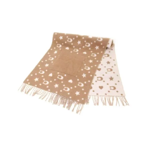 COACH Wool Knit Scarves Women's Taupe