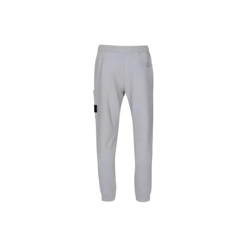 STONE ISLAND Knitted Sweatpants Men's Gray-1
