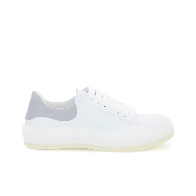 Alexander McQueen Deck Stylish Skateboarding Shoes Men's White-1