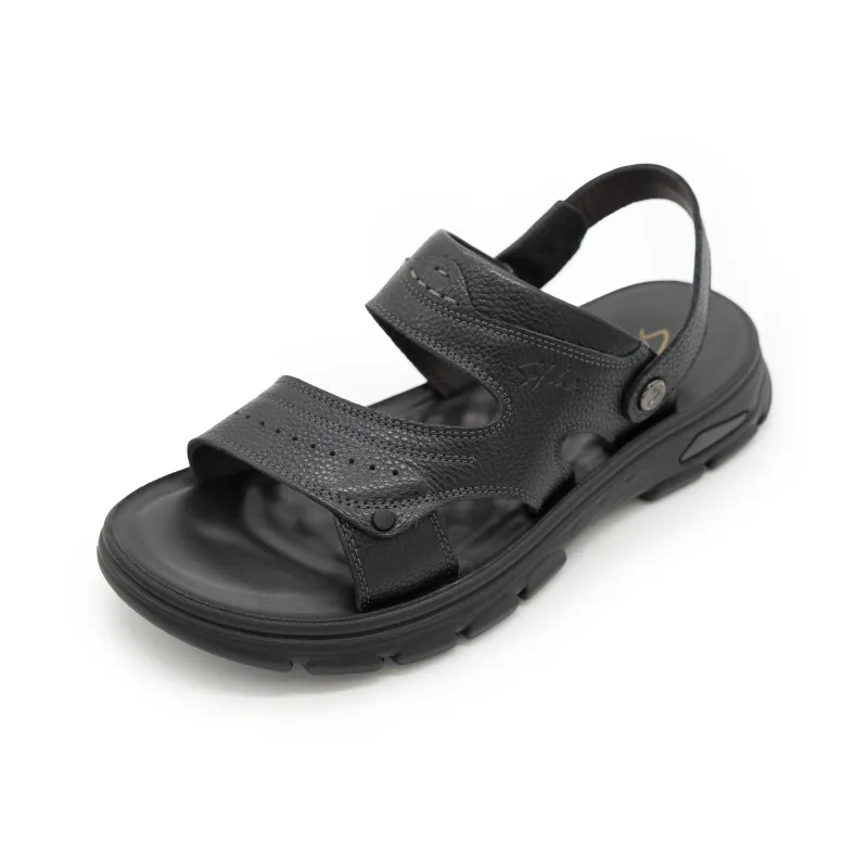 Satchi Beach Sandals Men's Black-1