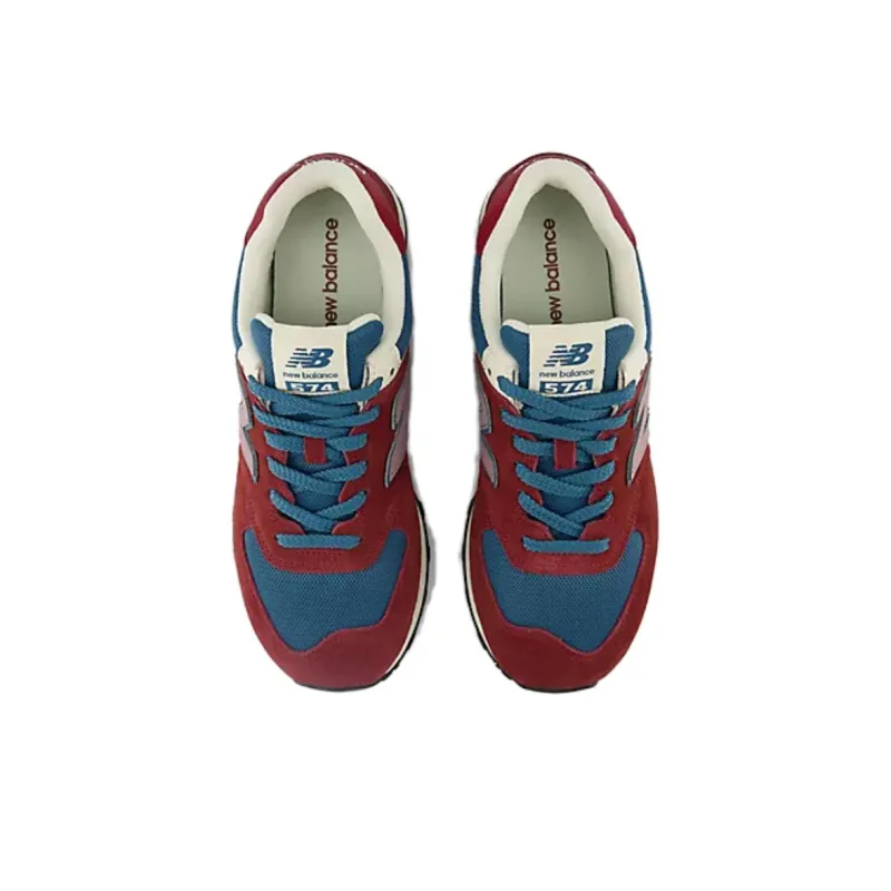 New Balance 574 Classic Crimson Mercury Red-3
