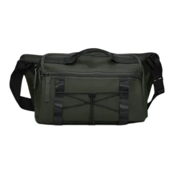Rains Polyester Messenger Bag Handbag Unisex Green